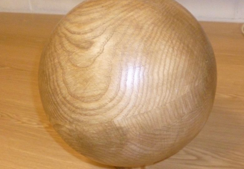 Sphère 23 cm de Terre et Bois
