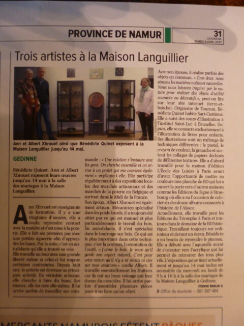 Terre et Bois article L'Avenir